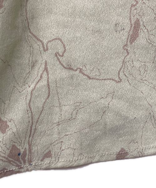 CLANE（クラネ）CLANE (クラネ) LINE FLOWER OP ラインフラワーワンピース CLANE クラネ 花柄 総柄 ラグラン ギャザー ティアード 18112-5361 グリーン サイズ:1の古着・服飾アイテム