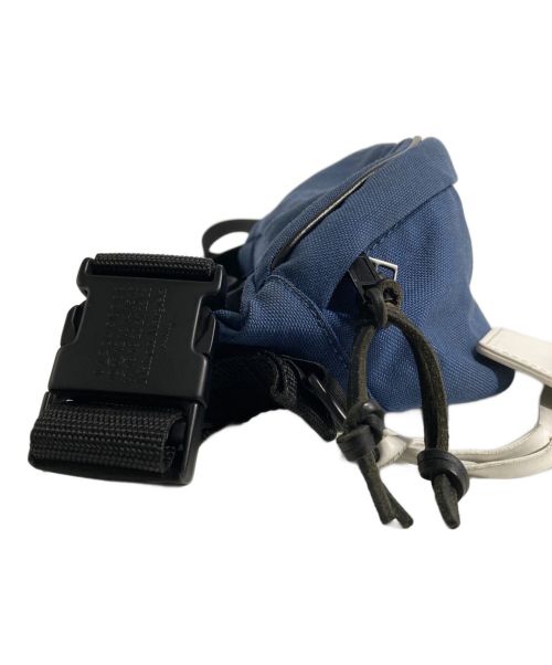 Maison Margiela 11（メゾンマルジェラ 11）Maison Margiela 11 バムバッグ/ボディバッグ/ウエストポーチ/S55WB0072 PR253/Maison Margiela 11/メゾンマルジェラ11/Made in Italy ブルー×ブラックの古着・服飾アイテム