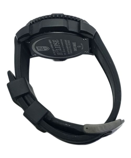 LUMINOX（ルミノックス）LUMINOX ECLIPSE Luminox3050 SOL-ECLIPSE LUMINOX ルミノックス ECLIPSE エクリプス クォーツ ブラック カーボンファイバー ラバーベルト ミネラルクリスタルガラス 1GBqH-3の古着・服飾アイテム