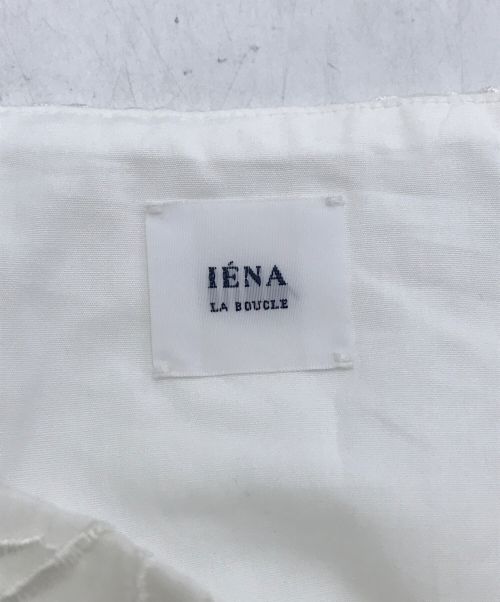 IENA LA BOUCLE（イエナ ラ ブークル）IENA LA BOUCLE (イエナ ラ ブークル) 刺繍オーガンジーコクーンスカート IENA LA BOUCLE イエナ ラ ブークル ホワイト サイズ:38の古着・服飾アイテム