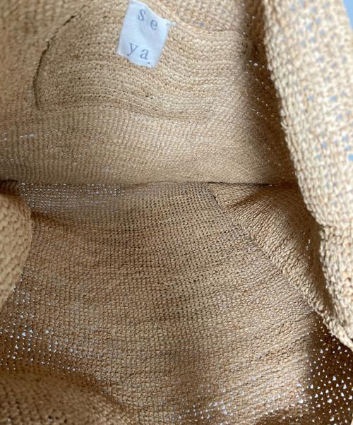 seya.（セヤ）seya. (セヤ) RAFFIA SHOPPING BAG ベージュの古着・服飾アイテム