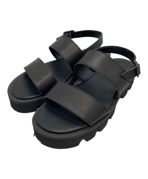 PADRONE（パドローネ）PADRONE (パドローネ) BACK STRAP SANDALS with Chunky バックストラップサンダル ブラック サイズ:41の古着・服飾アイテム