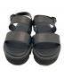 中古・古着 PADRONE (パドローネ) BACK STRAP SANDALS with Chunky バックストラップサンダル ブラック サイズ:41：5000円