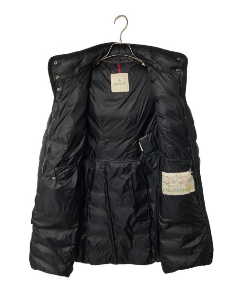 MONCLER（モンクレール）MONCLER (モンクレール) HERMIFUR フーデットダウンコート MONCLER モンクレール A20934995615 ブラック サイズ:1の古着・服飾アイテム
