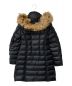 MONCLER (モンクレール) HERMIFUR フーデットダウンコート MONCLER モンクレール A20934995615 ブラック サイズ:1：80000円