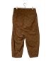 J.S HOMESTEAD DYED PAISLEY DART HEM MIL TROUSERS J.S HOMESTEAD ジャーナルスタンダード ホームステッド 20030470145010 ブラウン ペイズリー ワイド イージーパンツ：3000円