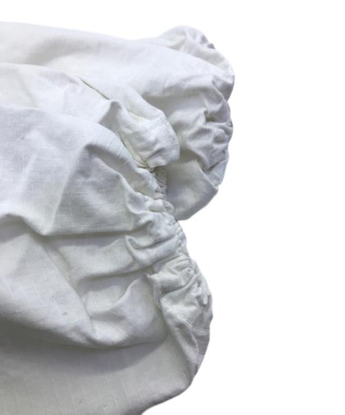 Spick and Span（スピック＆スパン）Spick and Span (スピックアンドスパン) リップストップ オーバーオール /23030200320020/フロントポケット/ドローコード ホワイト サイズ:Fの古着・服飾アイテム