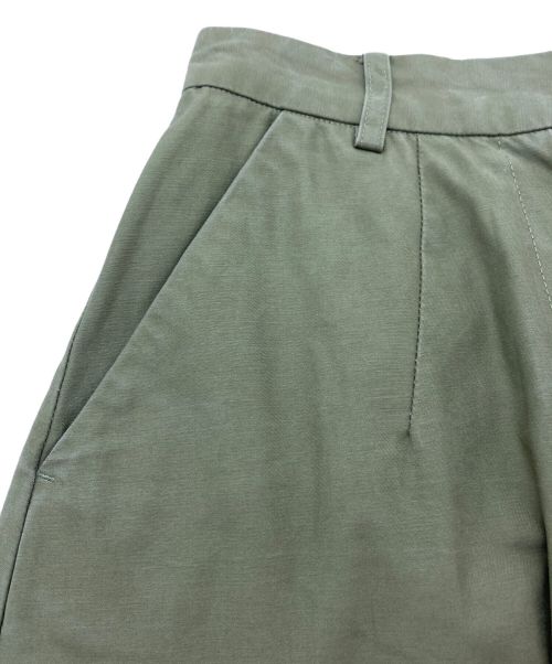 CLANE（クラネ）CLANE (クラネ) FLARE CHINOS PANTS CLANE クラネ 12110-7142 オリーブ オリーブの古着・服飾アイテム