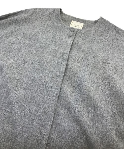 magali（マガリ）MAGALI (マガリ) リネンワンピース MAGALI マガリ グレー サイズ:-の古着・服飾アイテム