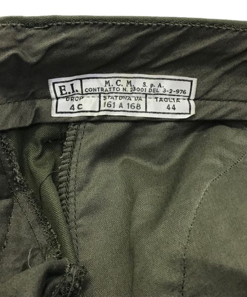 イタリア軍（イタリアグン）イタリア軍 (イタリアグン) パラシュートパンツ/イタリア軍/italian army オリーブ サイズ:44の古着・服飾アイテム