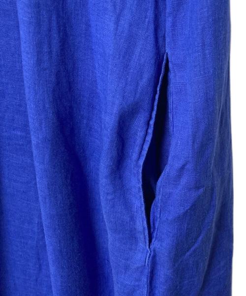 ORCIVAL（オーシバル）ORCIVAL (オーシバル) リネンノースリーブワンピース OR-G0056 YLF ブルー サイズ:1の古着・服飾アイテム