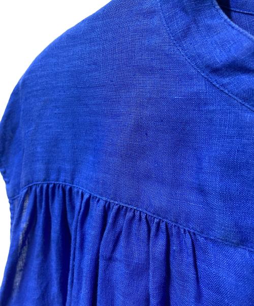 ORCIVAL（オーシバル）ORCIVAL (オーシバル) リネンノースリーブワンピース OR-G0056 YLF ブルー サイズ:1の古着・服飾アイテム