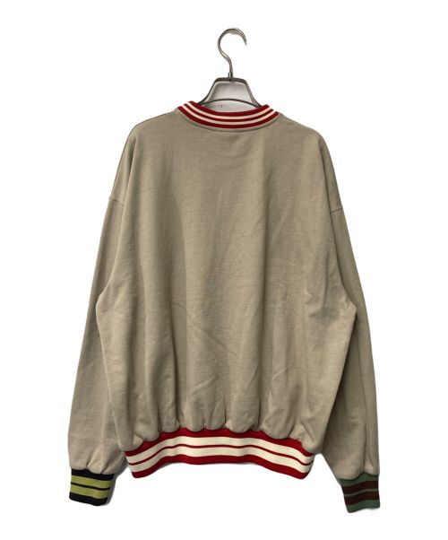 jacquemus（ジャックムス）JACQUEMUS (ジャックムス) Le Sweatshirt Lasso Striped Rib Sweatshirt/スウェットシャツ/リブ切替/235JS120-2272 ベージュ サイズ:Ｓの古着・服飾アイテム
