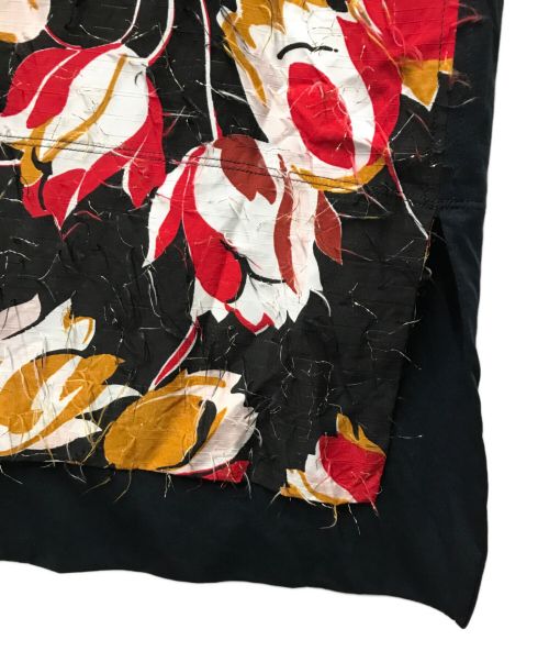 MARNI（マルニ）MARNI (マルニ) フローラル切替ワンピース MARNI マルニ ABJE0725Q0 21AW ひざ丈フラワーリボンワンピース  ネイビー サイズ:36の古着・服飾アイテム