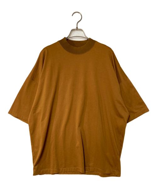 CABAN（キャバン）CABaN (キャバン) コットン ドロップショルダークルーネックプルオーバー ブラウン サイズ:FREEの古着・服飾アイテム