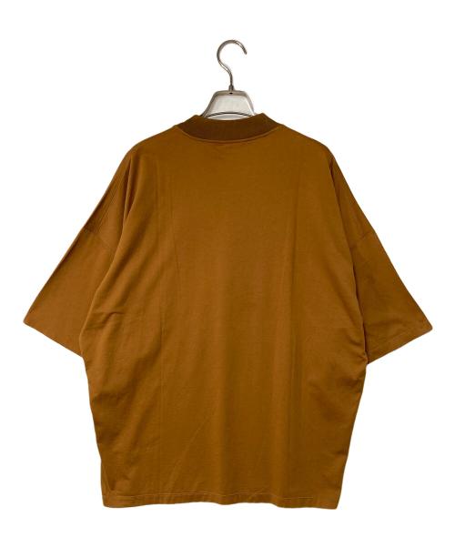 CABAN（キャバン）CABaN (キャバン) コットン ドロップショルダークルーネックプルオーバー ブラウン サイズ:FREEの古着・服飾アイテム