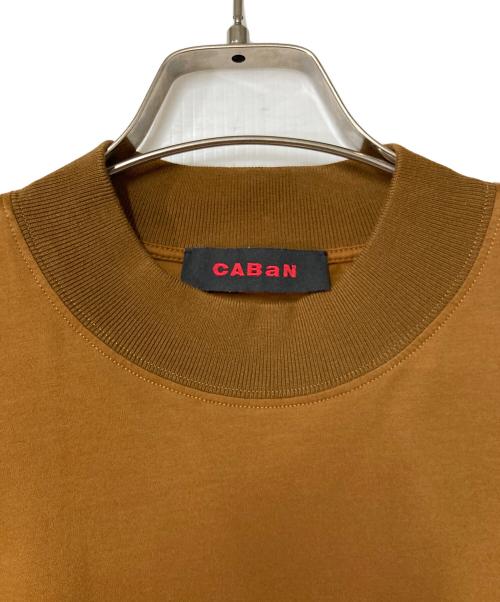 CABAN（キャバン）CABaN (キャバン) コットン ドロップショルダークルーネックプルオーバー ブラウン サイズ:FREEの古着・服飾アイテム