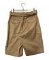 COMOLI (コモリ) ベルテッドチノショーツ 101-03007 ベージュ：4500円