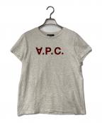 A.P.C.アーペーセー）の古着「ロゴTシャツ」｜グレー