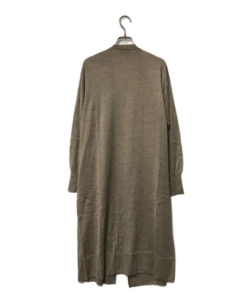 Leilian（レリアン）Leilian (レリアン) ロングニットカーディガン 1003823 Leilian/レリアン ブラウン サイズ:13+の古着・服飾アイテム