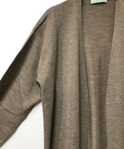 Leilian（レリアン）Leilian (レリアン) ロングニットカーディガン 1003823 Leilian/レリアン ブラウン サイズ:13+の古着・服飾アイテム