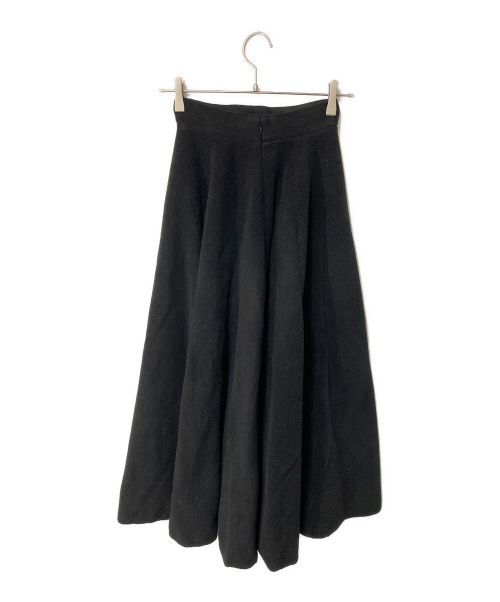 ATON（エイトン）ATON (エイトン) POLARTEC FLEECE CIRCLE SKIRT ポーラーテックフリース サーキュラースカート ATON エイトン SKAGIW0906 ロングスカート フレアスカート ブラック ブラック サイズ:01の古着・服飾アイテム