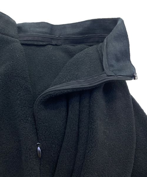 ATON（エイトン）ATON (エイトン) POLARTEC FLEECE CIRCLE SKIRT ポーラーテックフリース サーキュラースカート ATON エイトン SKAGIW0906 ロングスカート フレアスカート ブラック ブラック サイズ:01の古着・服飾アイテム