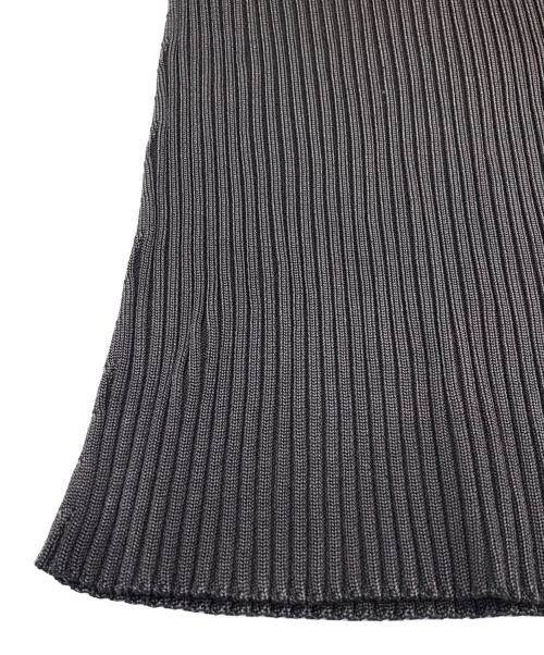 anuans（アニュアンス）anuans (アニュアンス) アシメネックストレートニットワンピース anuans アニュアンス ブラウン サイズ:Fの古着・服飾アイテム