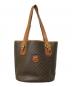 CELINE（セリーヌ）の古着「マカダム柄 ワンショルダートートバッグ CELINE セリーヌ OLD CELINE ブラウン MC97/2」｜ブラウン