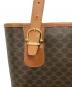 中古・古着 CELINE (セリーヌ) マカダム柄 ワンショルダートートバッグ CELINE セリーヌ OLD CELINE ブラウン MC97/2 ブラウン：16000円