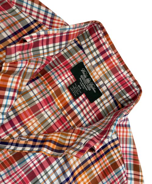 BROOKS BROTHERS（ブルックスブラザーズ）BROOKS BROTHERS (ブルックスブラザーズ) BDチェックシャツ オレンジ サイズ:Mの古着・服飾アイテム
