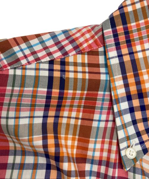 BROOKS BROTHERS（ブルックスブラザーズ）BROOKS BROTHERS (ブルックスブラザーズ) BDチェックシャツ オレンジ サイズ:Mの古着・服飾アイテム