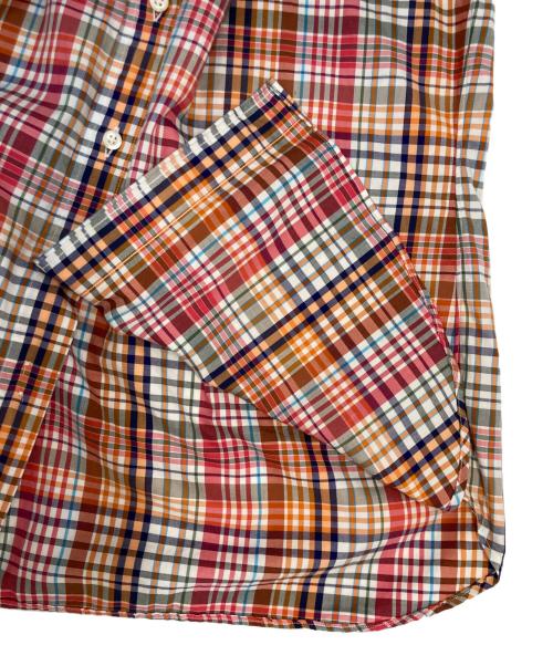 BROOKS BROTHERS（ブルックスブラザーズ）BROOKS BROTHERS (ブルックスブラザーズ) BDチェックシャツ オレンジ サイズ:Mの古着・服飾アイテム