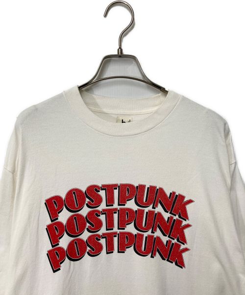 blurhms ROOTSTOCK（ブラームスルーツストック）blurhms ROOTSTOCK POSTPUNK Print Tee BIG blurhms ROOTSTOCK ブラームスルーツストック ポストパンク プリントＴ日本製 bROOTS23S34 ホワイト サイズ:FREEの古着・服飾アイテム