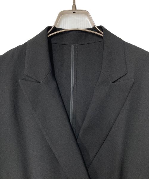 HERENCIA（ヘレンチア）HERENCIA (ヘレンチア) Sleeve slit double collar jacket スリーブスリットダブルカラージャケット H224106 ブラック サイズ:Fの古着・服飾アイテム