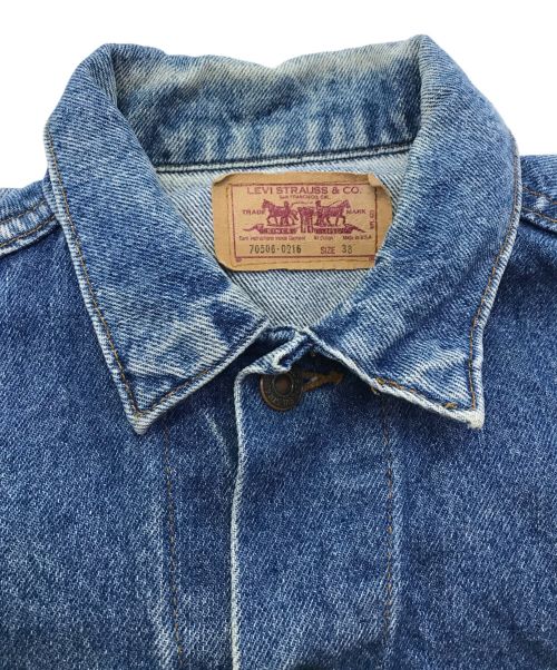 LEVI'S（リーバイス）LEVI'S (リーバイス) デニムジャケット LEVI'S リーバイス 70506-0216 USA製 インディゴ サイズ:38の古着・服飾アイテム
