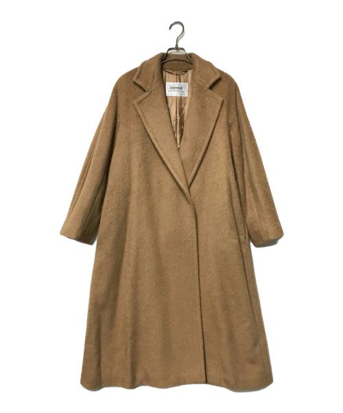 INTREND maxmara（イントレンド マックスマーラ）INTREND maxmara (イントレンド マックスマーラ) キャメルコート MaxMara マックスマーラ ベルテッドコート イタリア製 ラグラン 10161003600 INTREND ベージュ サイズ:38の古着・服飾アイテム