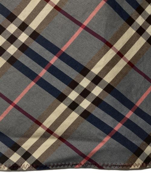 BURBERRY BLUE LABEL（バーバリー ブルー レーベル）BURBERRY BLUE LABEL (バーバリーロンドンブルーレーベル) チェック柄ノースリーブワンピース グレー サイズ:38の古着・服飾アイテム