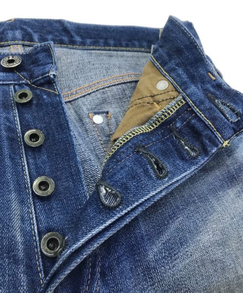 A BATHING APE（ア ベイシング エイプ）A BATHING APE (アベイシングエイプ) ポケットロゴデニムパンツ/A BATHING APE/アベイシングエイプ/インディゴ インディゴ サイズ:Sの古着・服飾アイテム