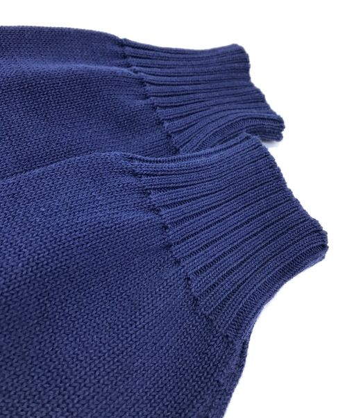 Drumohr（ドルモア）Drumohr (ドルモア) コットンニット Drumohr ドルモア イタリア製 ネイビー サイズ:46の古着・服飾アイテム