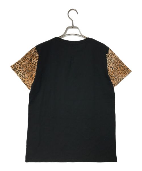 Saint Laurent Paris（サンローランパリ）Saint Laurent Paris (サンローランパリ) 音符レオパードＴシャツ Saint Laurent Paris サンローランパリ プリントT イタリア製 440543 ブラック サイズ:Ⅿの古着・服飾アイテム