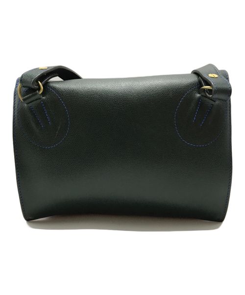 MAISON THOMAS（メゾン トーマス）MAISON THOMAS (メゾン トーマス) スリーポケットショルダーバッグ MAISON THOMAS メゾントーマス グリーン×オレンジ サイズ:下記参照の古着・服飾アイテム