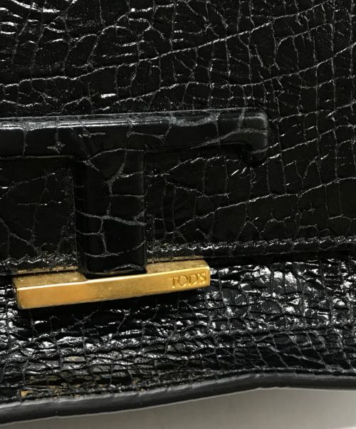 TOD'S（トッズ）T Timeless Crossbody Bag Mini In Patent Leather/T タイムレス クロスボディ バッグ ミニ パテントレザー XBWTSSNP100QJC576C TOD'S/トッズ 2WAY ショルダーバッグの古着・服飾アイテム