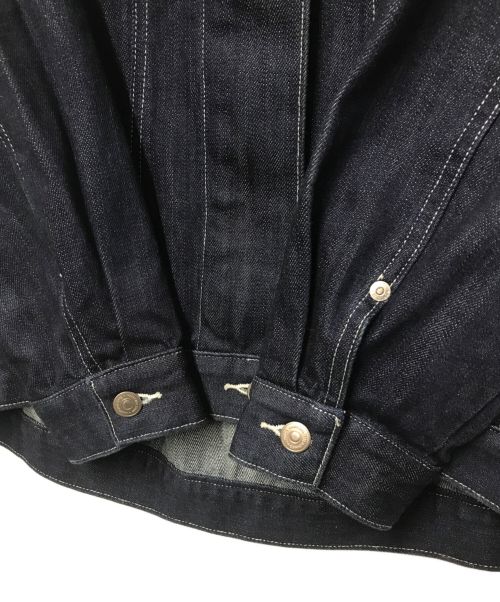 MARECHAL TERRE（マルシャルテル）MARECHAL TERRE (マルシャルテル) バックプリーツデニムジャケット MARECHAL TERRE マルシャルテル ZMT206JK217 インディゴ サイズ:2の古着・服飾アイテム