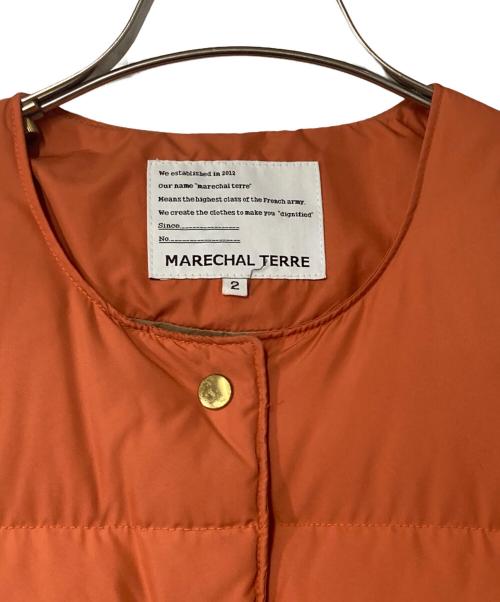MARECHAL TERRE（マルシャルテル）MARECHAL TERRE (マルシャルテル) ダウンジャケット オレンジ サイズ:2の古着・服飾アイテム