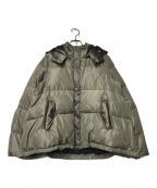 blanc vertブランヴェール）の古着「ダウンジャケット blanc vert ブランヴェール エクセラファスナー LD4435105」｜ブラウン