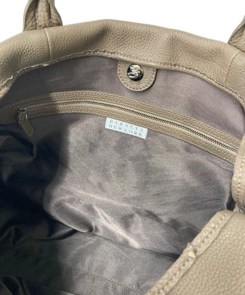 BARNEYS NEWYORK（バーニーズ・ニューヨーク）BARNEYS NEWYORK (バーニーズ・ニューヨーク) トートバッグ ベージュの古着・服飾アイテム