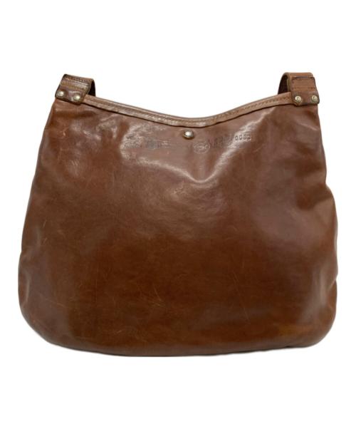 Felisi（フェリージ）Felisi (フェリージ) ハラコレザーショルダーバッグ GENUINE LEATHER PRODUCT ブラウンの古着・服飾アイテム