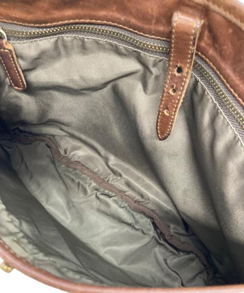 Felisi（フェリージ）Felisi (フェリージ) ハラコレザーショルダーバッグ GENUINE LEATHER PRODUCT ブラウンの古着・服飾アイテム