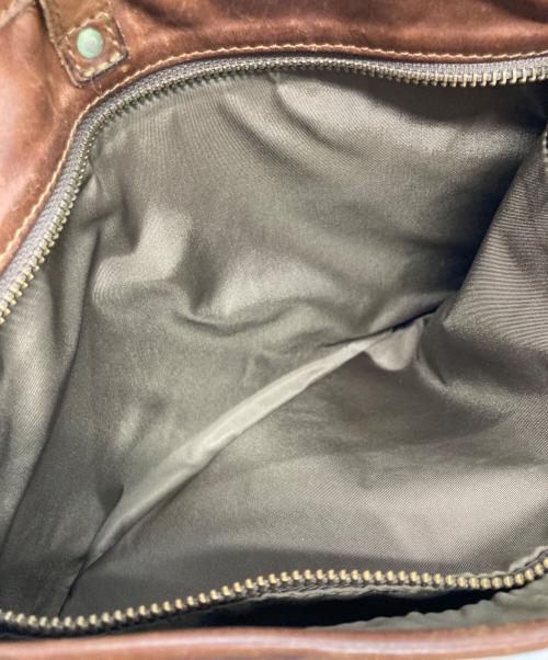 Felisi（フェリージ）Felisi (フェリージ) ハラコレザーショルダーバッグ GENUINE LEATHER PRODUCT ブラウンの古着・服飾アイテム